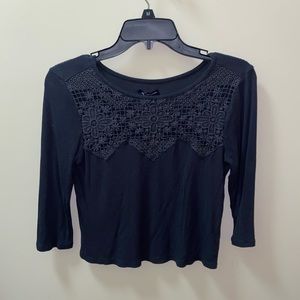 American Eagle dark grey shirt